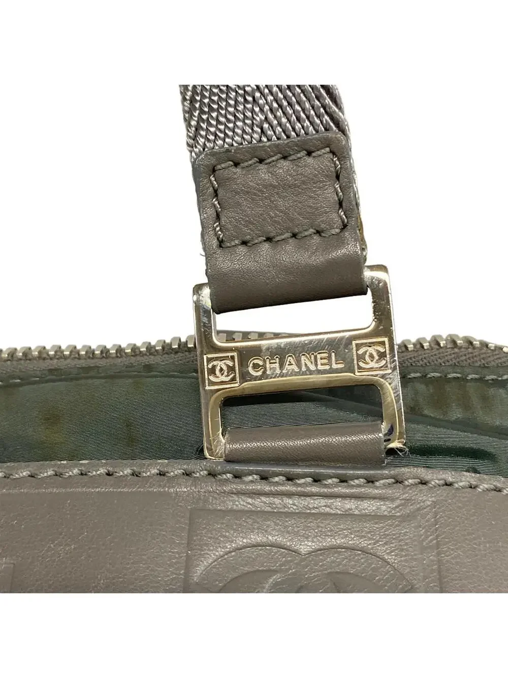 Chanel Sports Line Gray Green Rabbit #305596C60B